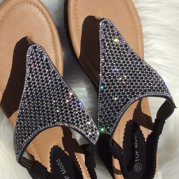 Blinged out sandals - Picture 4 of 5